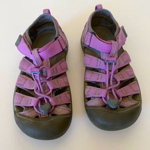 Kids Keen Sandals Purple Size 3